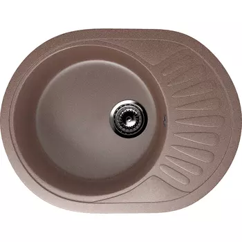 Мойка кухонная Ulgran U-107m 57 коричневый