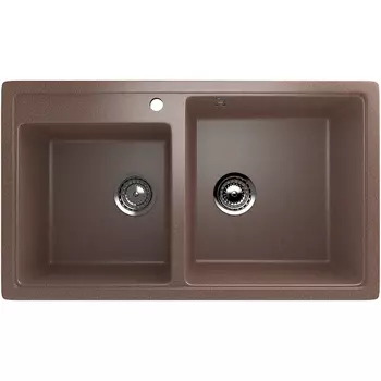 Мойка кухонная Ulgran U-200 84 коричневый