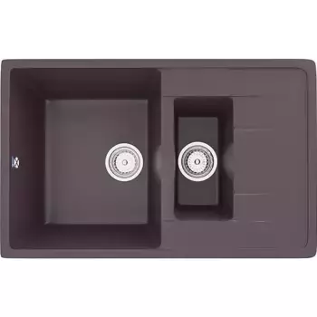 Мойка кухонная Ulgran U-205 77 коричневый