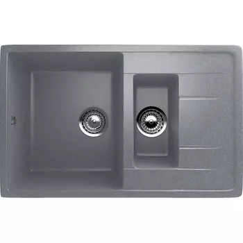 Мойка кухонная Ulgran U-205 77 серый