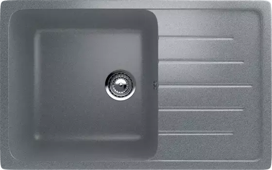 Мойка кухонная Ulgran U-400 75 темно - серый