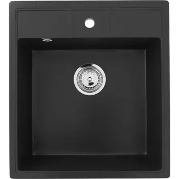 Мойка кухонная Ulgran U-406 44.5 черный