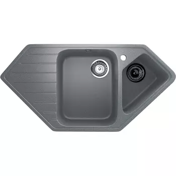 Мойка кухонная Ulgran U-409 97 темно - серый