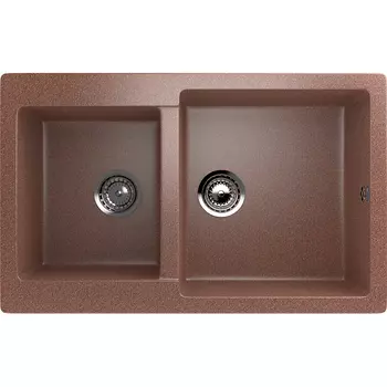 Мойка кухонная Ulgran U-505 77 коричневый