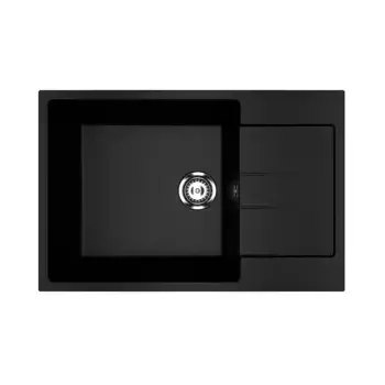 Мойка кухонная Ulgran U-602-344, ультра-черный