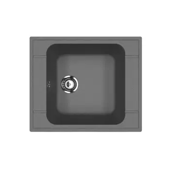 Мойка кухонная Ulgran U-604-343, антрацит