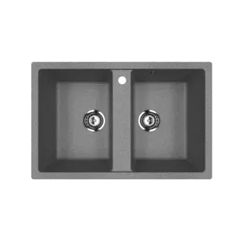 Мойка кухонная Ulgran U-608-309, темно-серый