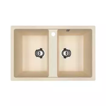 Мойка кухонная Ulgran U-608-328, бежевый