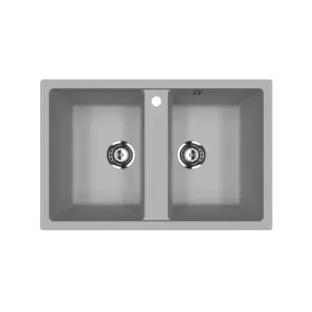 Мойка кухонная Ulgran U-608-342, графит