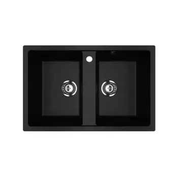 Мойка кухонная Ulgran U-608-344, ультра-черный