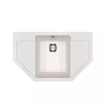 Мойка кухонная Ulgran U-609-341, ультра-белый