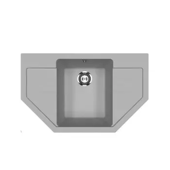 Мойка кухонная Ulgran U-609-342, графит