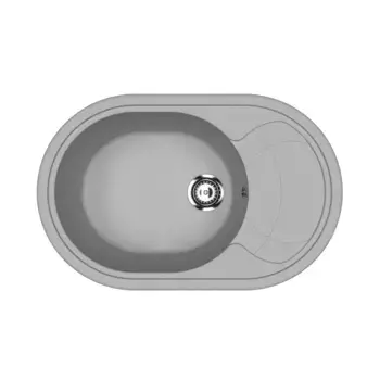 Мойка кухонная Ulgran U-610-342, графит