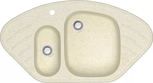 Мойка кухонная ZETT lab. T023Q002 бежевая