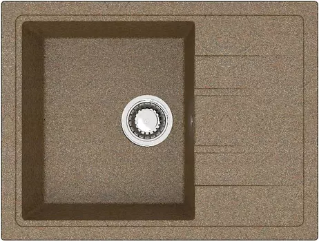 Мойка кухонная ZETT lab. T150Q009 терракот