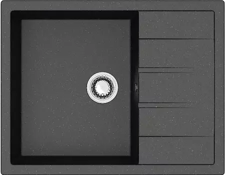 Мойка кухонная ZETT lab. T151Q004 черная