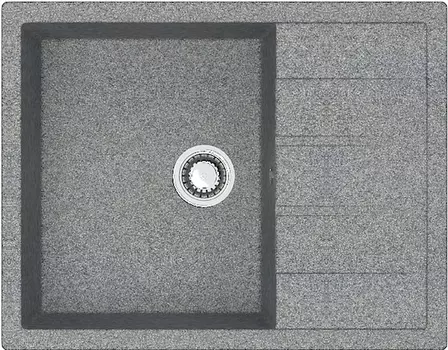 Мойка кухонная ZETT lab. T151Q008 темно-серая