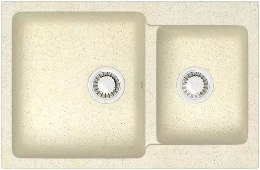 Мойка кухонная ZETT lab. T191Q002 бежевая