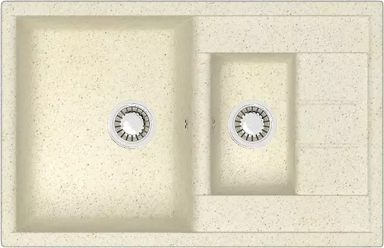 Мойка кухонная ZETT lab. T210Q002 бежевая