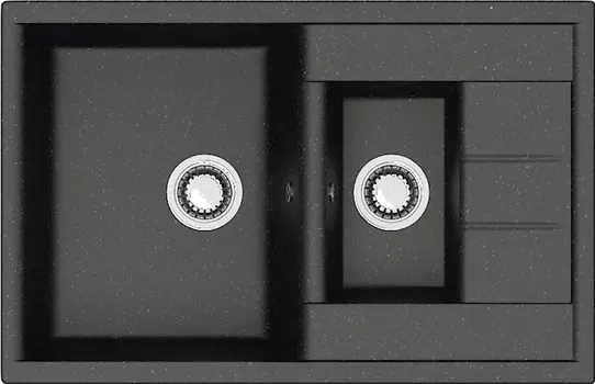 Мойка кухонная ZETT lab. T210Q004 черная