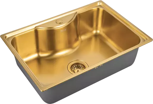 Мойка кухонная Zorg Inox PVD SZR 6545 BRONZE бронза