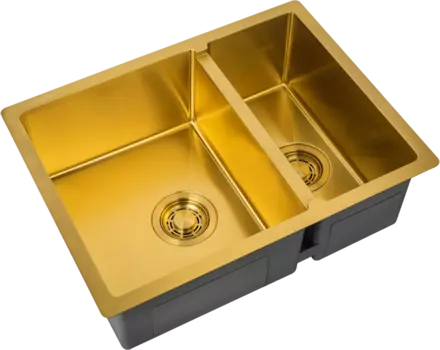 Мойка кухонная Zorg Light ZL R 580-2-440 BRONZE бронза