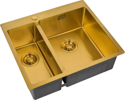 Мойка кухонная Zorg Light ZL R 590-2-510-R BRONZE R, бронза