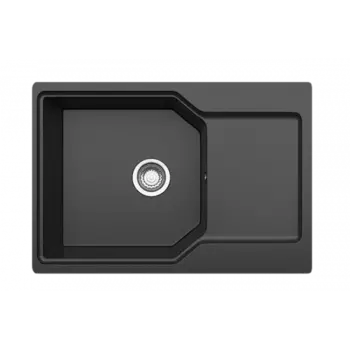 Мойка-Мраморная "KAISER" 5178 Black&amp;Silver (KMM-5178 BS)