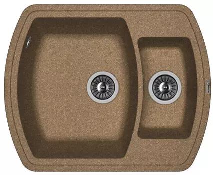 Мойка Нире 630 К, коричневый FG