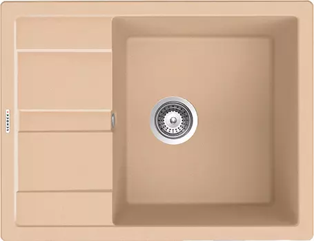 Мойка Optima 50D Cristalite лунный камень