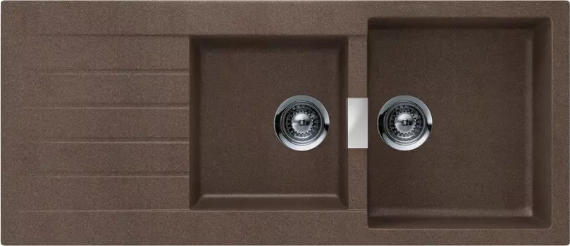 Мойка Signus 80D Cristadur бронза