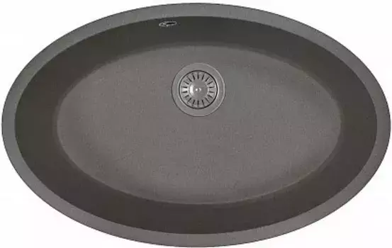 Мойка Вега Овал, черный FG