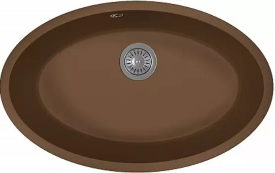 Мойка Вега Овал, мокко FSm