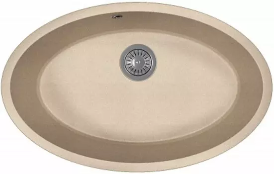 Мойка Вега Овал, песочный FG