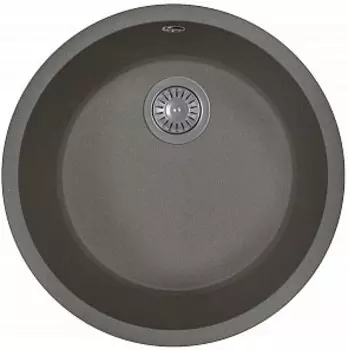 Мойка кухонная Florentina Вега Зеро 44x44 черный матовый