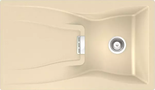 Мойка Waterfall 45D Cristadur (монтаж в один уровень со столешницей) аворио