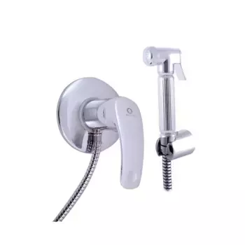 MS047/1 MISSISSIPPI - смеситель для биде с металлической лейкой, скрытый монтаж