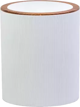 Ведро для мусора нажимное Fixsen White Boom 5L белый, светлое дерево