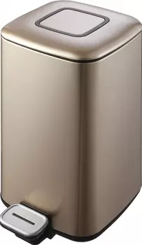 Ведро для мусора Weltwasser WW Mila CG 12L шампань - золото (10000001969)