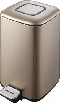Ведро для мусора Weltwasser WW Mila CG 9L шампань - золото (10000001968)