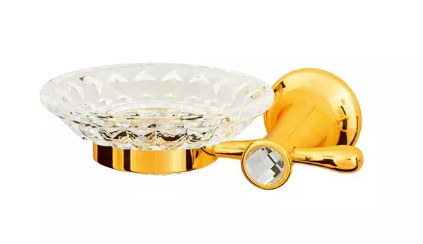 Мыльница подвесная Boheme Chiaro золото с кристаллами Swarovski