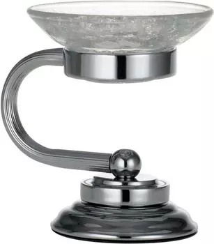 Мыльница Boheme Murano хром глянцевый