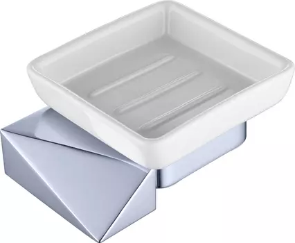 Мыльница подвесная Boheme New Venturo хром - белый