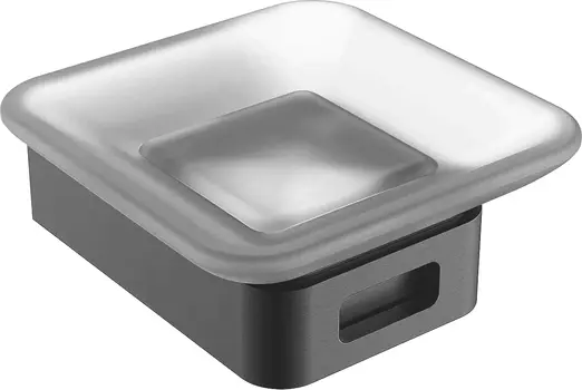 Мыльница подвесная Boheme Q 10943-GM темный хром матовый