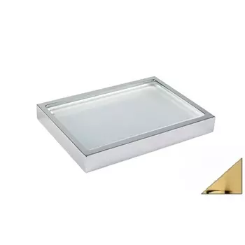 Мыльница Cezares Prizma золото