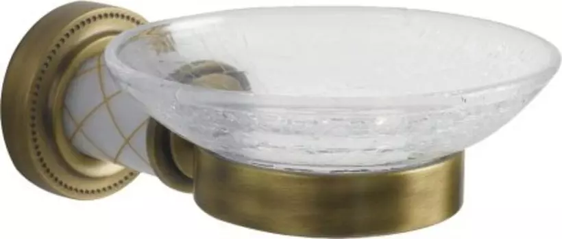 Мыльница настенная Boheme Murano бронза матовая