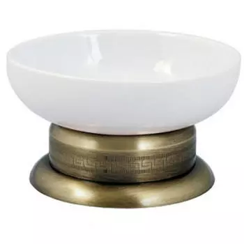Мыльница настольная Boheme Barocco бронза глянцевая