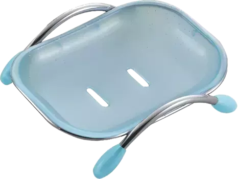 Мыльница настольная Haiba синяя