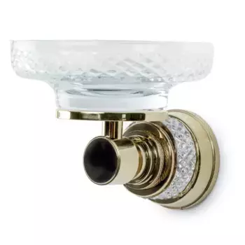 Мыльница подвесная Boheme Aura золото глянцевое