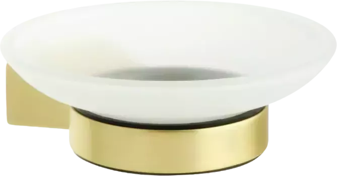 Мыльница подвесная Fixsen Trend Gold золото-сатин